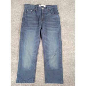 Levi's 502 Regular Tapered Women's Blue Jeans Dark Wash Size 28x30 Preppy Casual